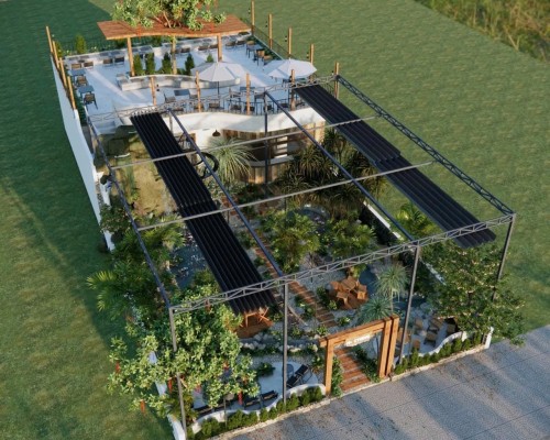 Thiết kế thi công cafe sân vườn