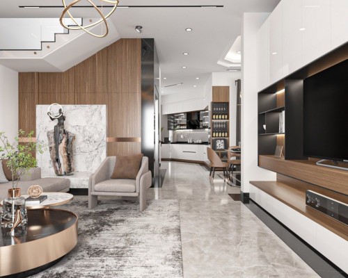 Nội thất căn hộ hiện đại